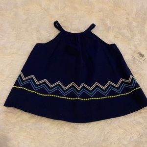 ON embroidered Tank top